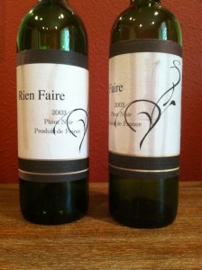 You can't buy Rien Faire.  These bottles were created for the film.